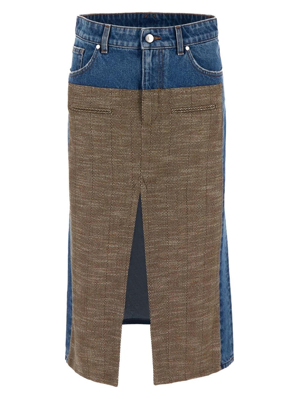 Oluxury Stella Mccartney Denim Skirt