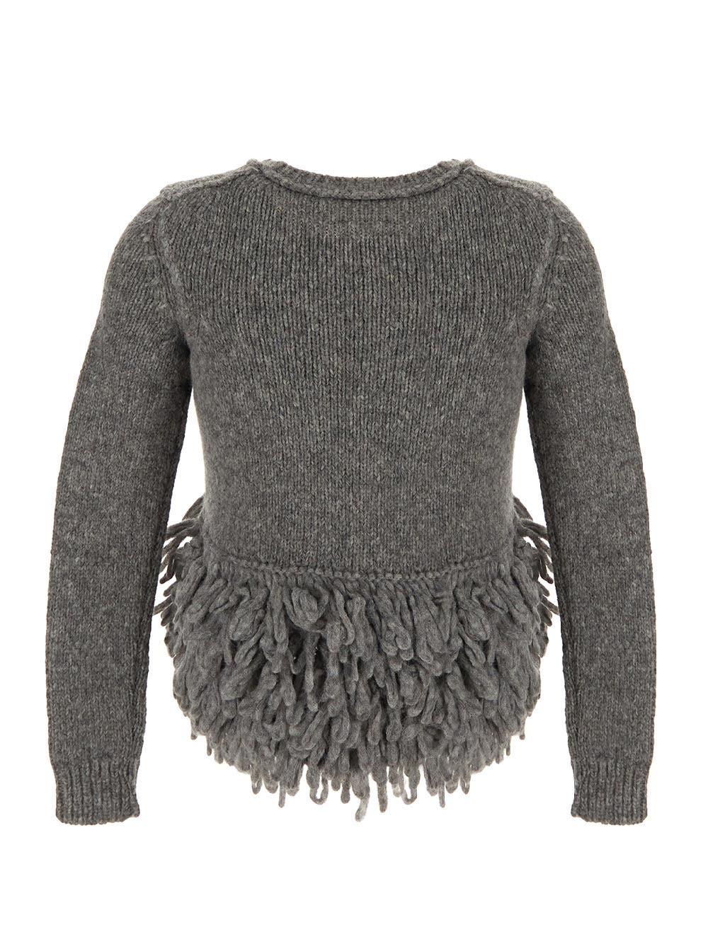 Oluxury Stella Mccartney Fringe Detailed Jumper