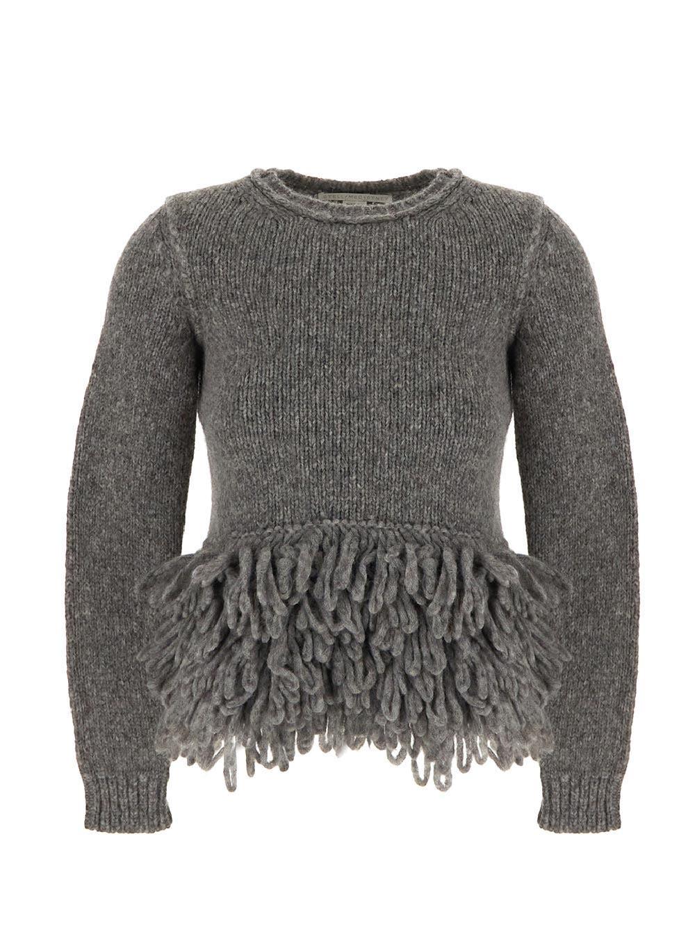 Oluxury Stella Mccartney Fringe Detailed Jumper