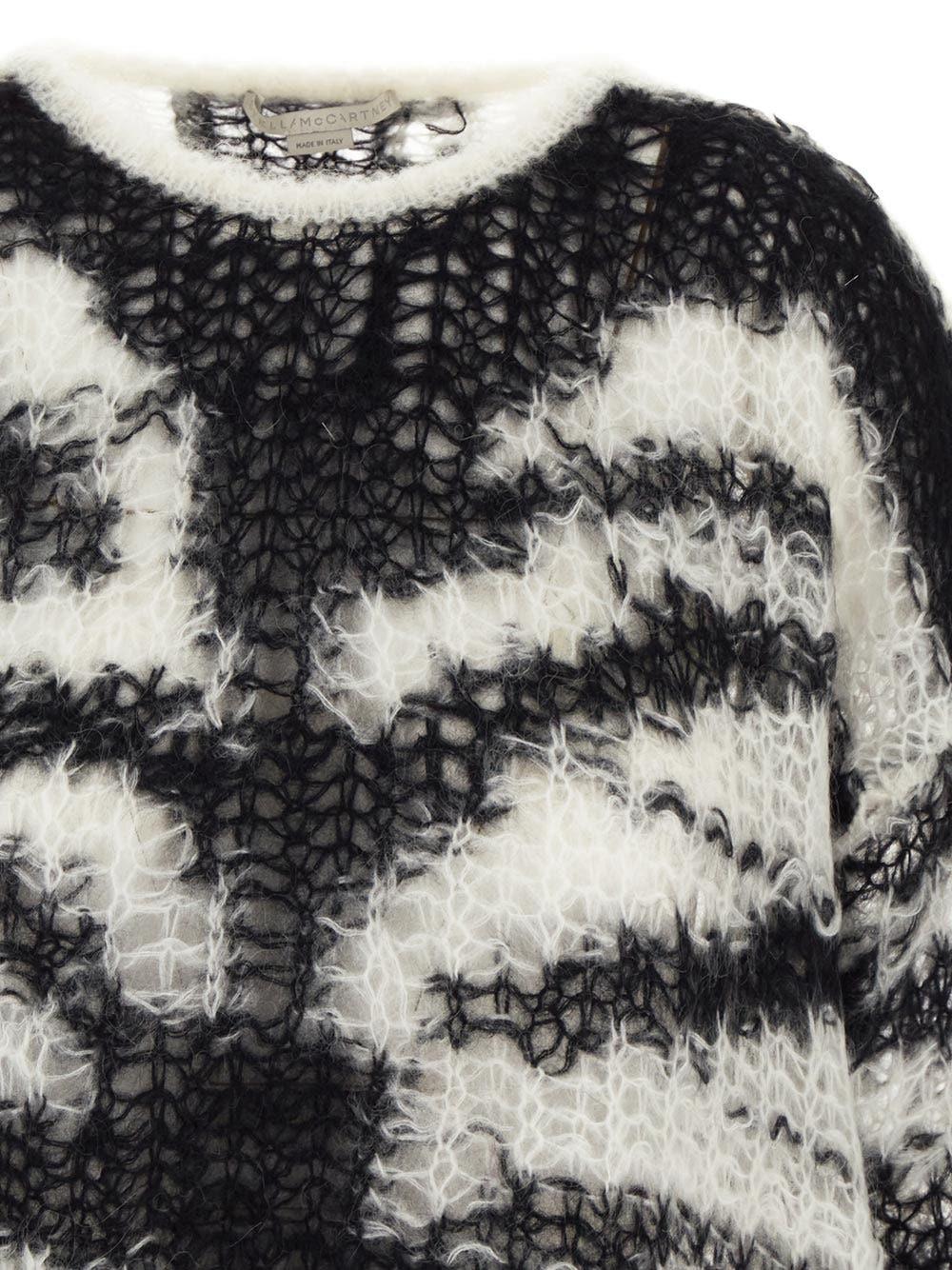 Oluxury Stella Mccartney Open Stich Tiger Jumper