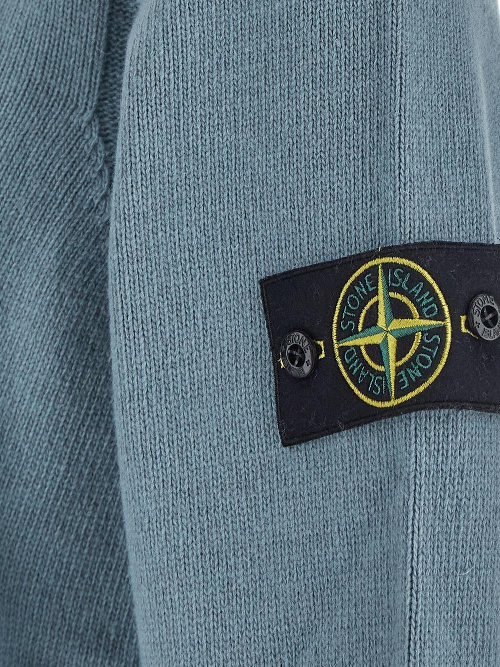 Oluxury Stone Island Logo Knit