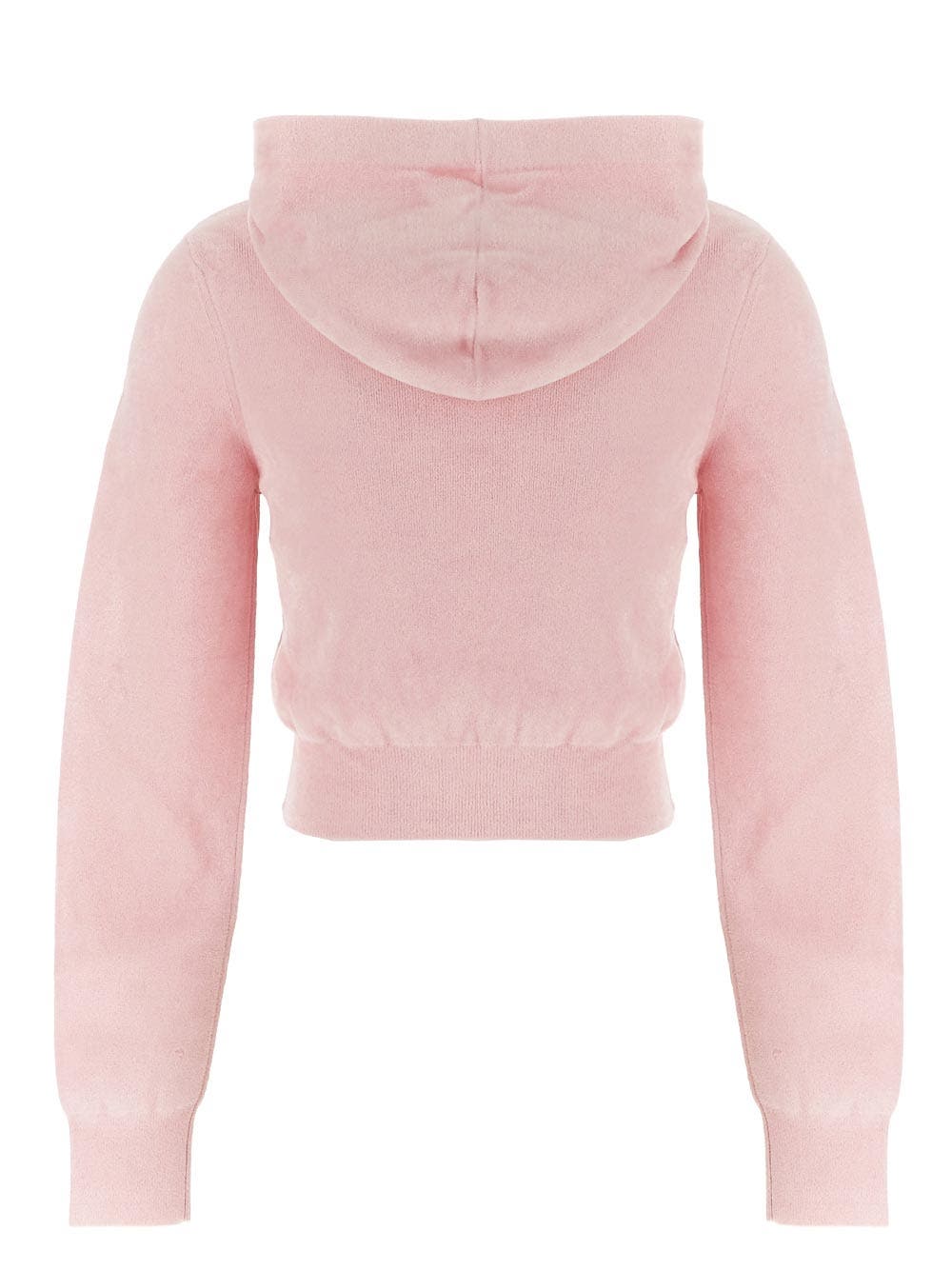 Oluxury T By Alexander Wang Cropped Hoodie
