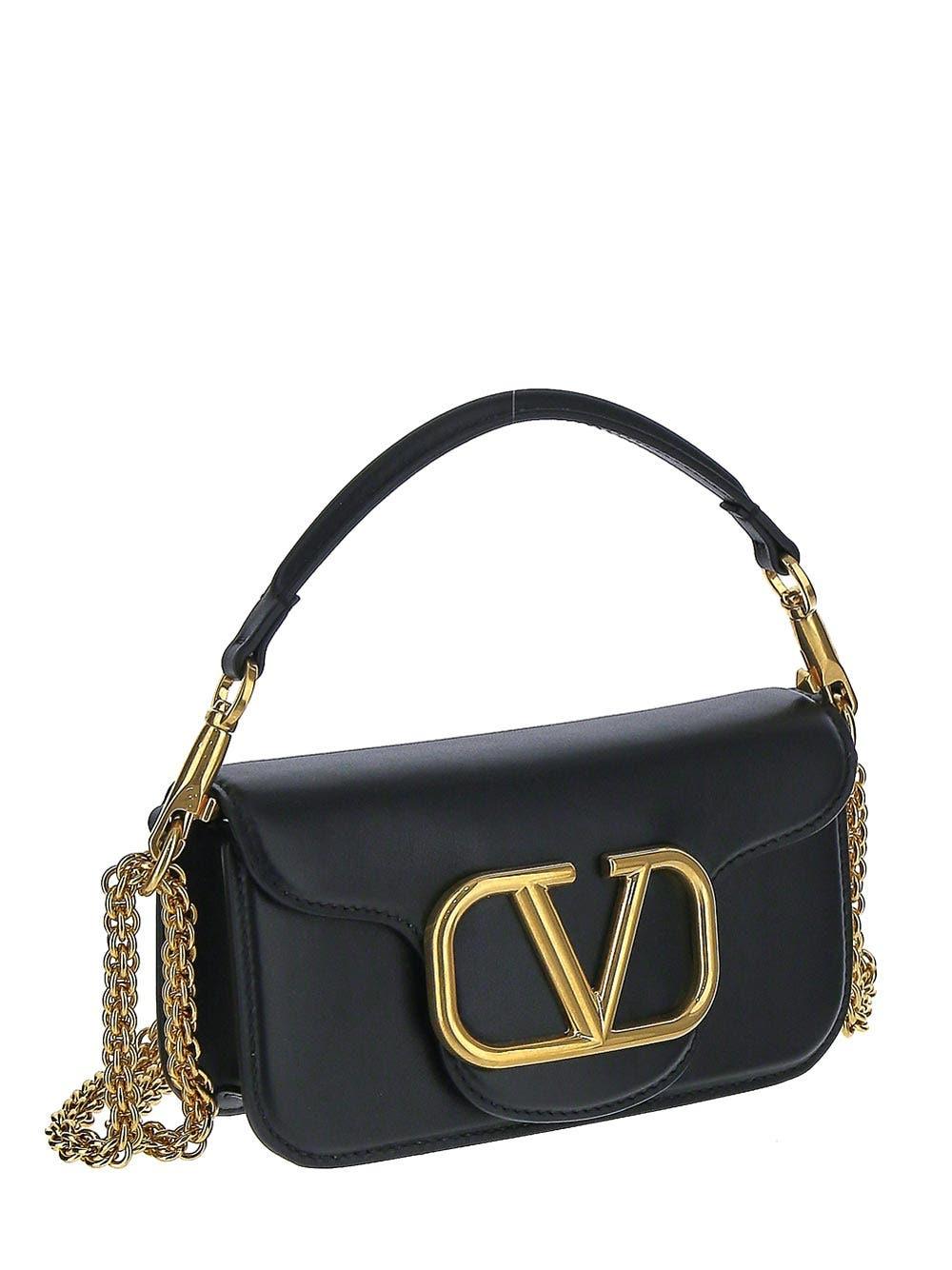 Oluxury Valentino Garavani Black Logo Bag