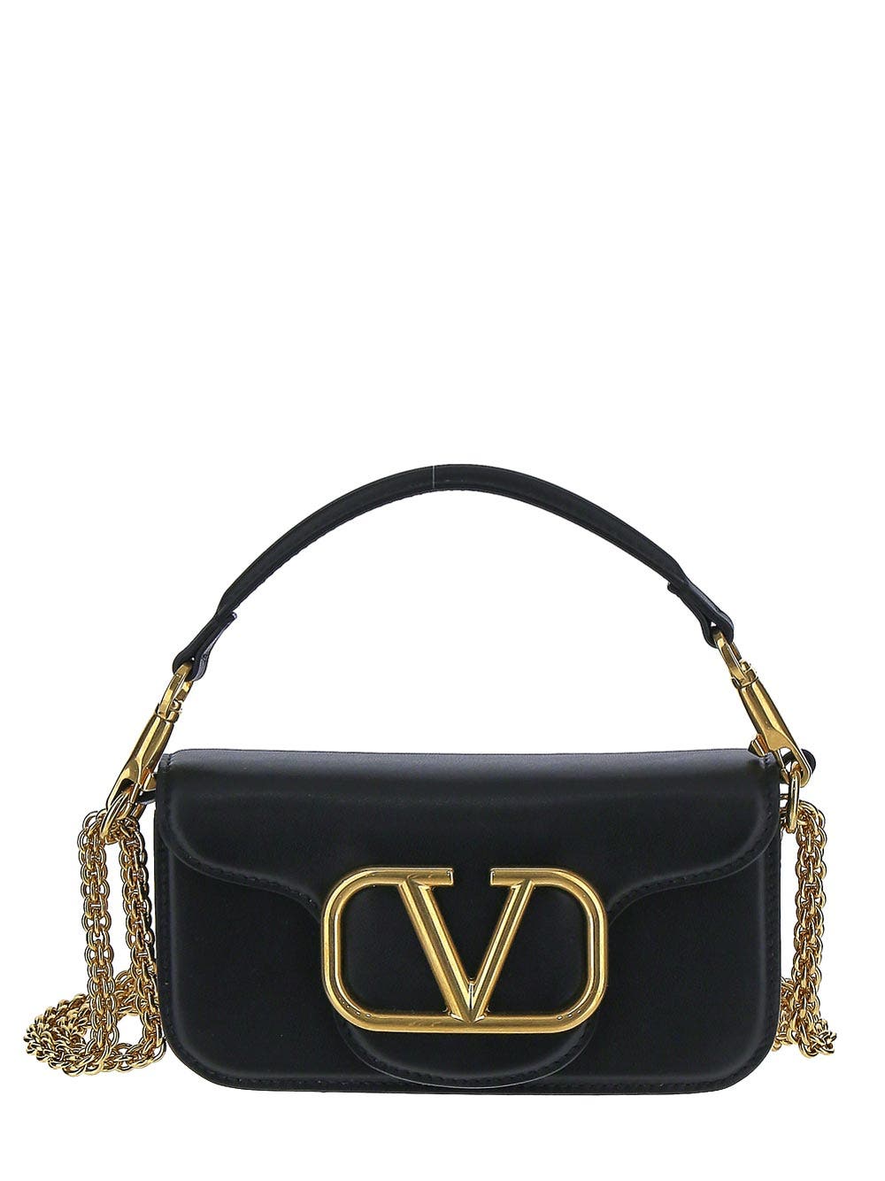 Oluxury Valentino Garavani Black Logo Bag