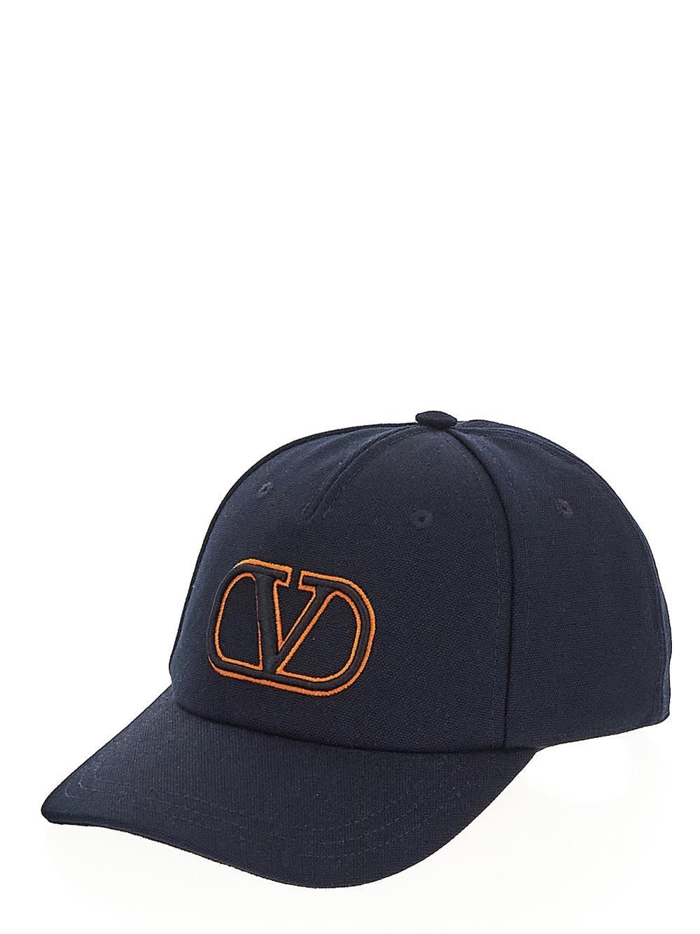 Oluxury Valentino Garavani Logo Cap