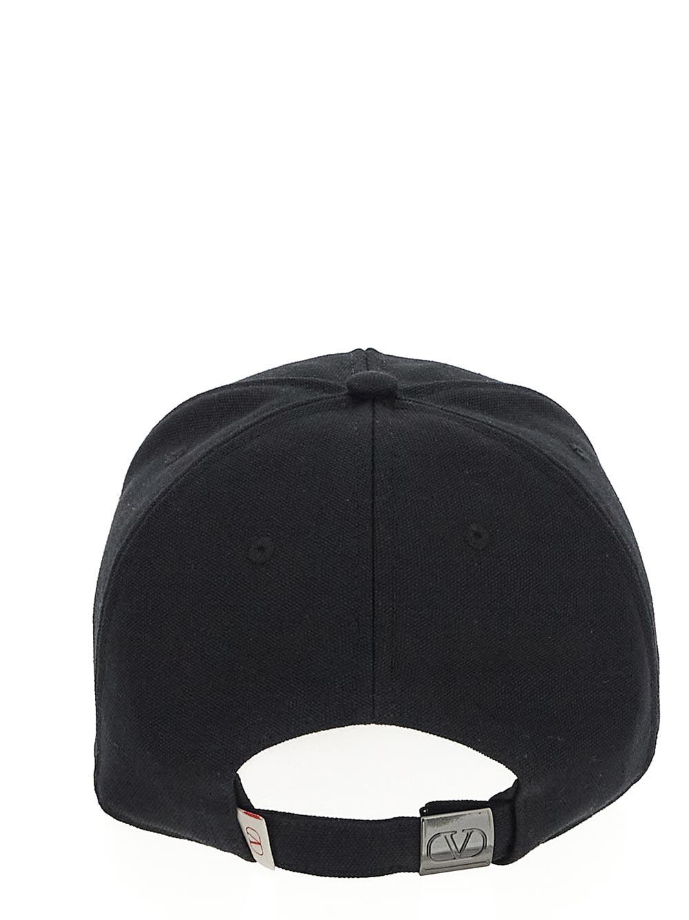 Oluxury Valentino Garavani Logo Cap