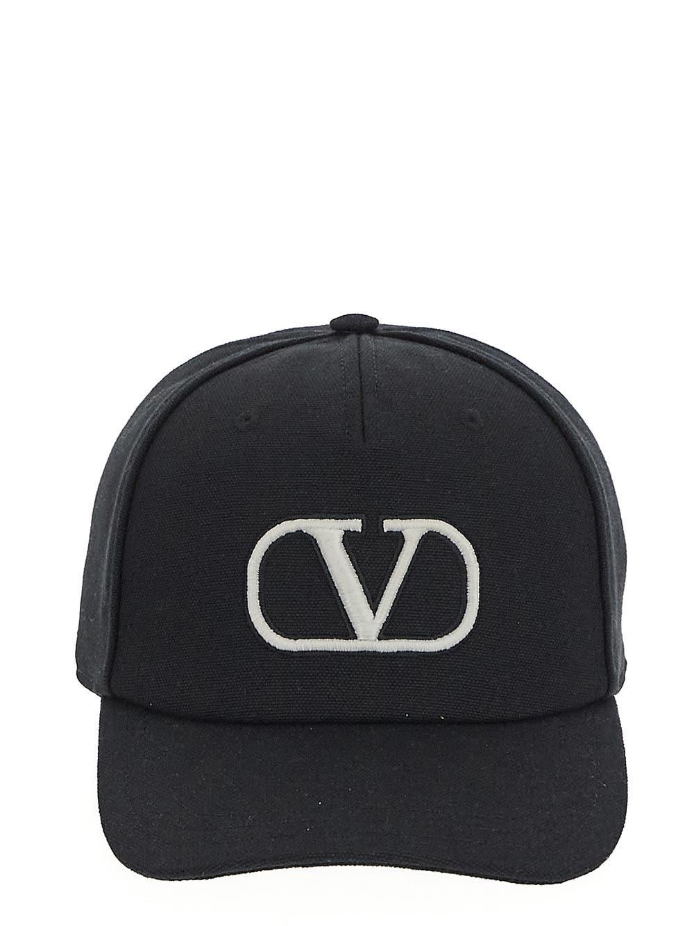 Oluxury Valentino Garavani Logo Cap