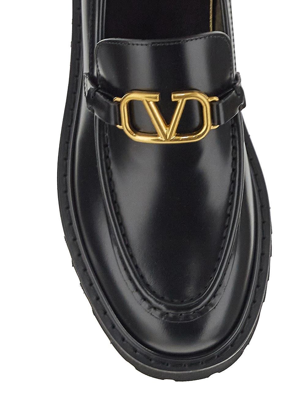 Oluxury Valentino Garavani Logo Loafer