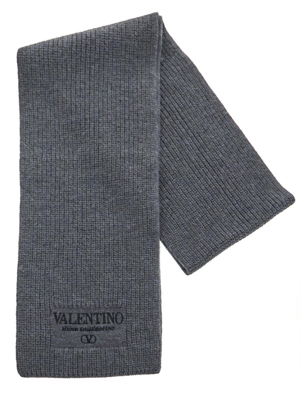 Oluxury Valentino Garavani Logo Scarf