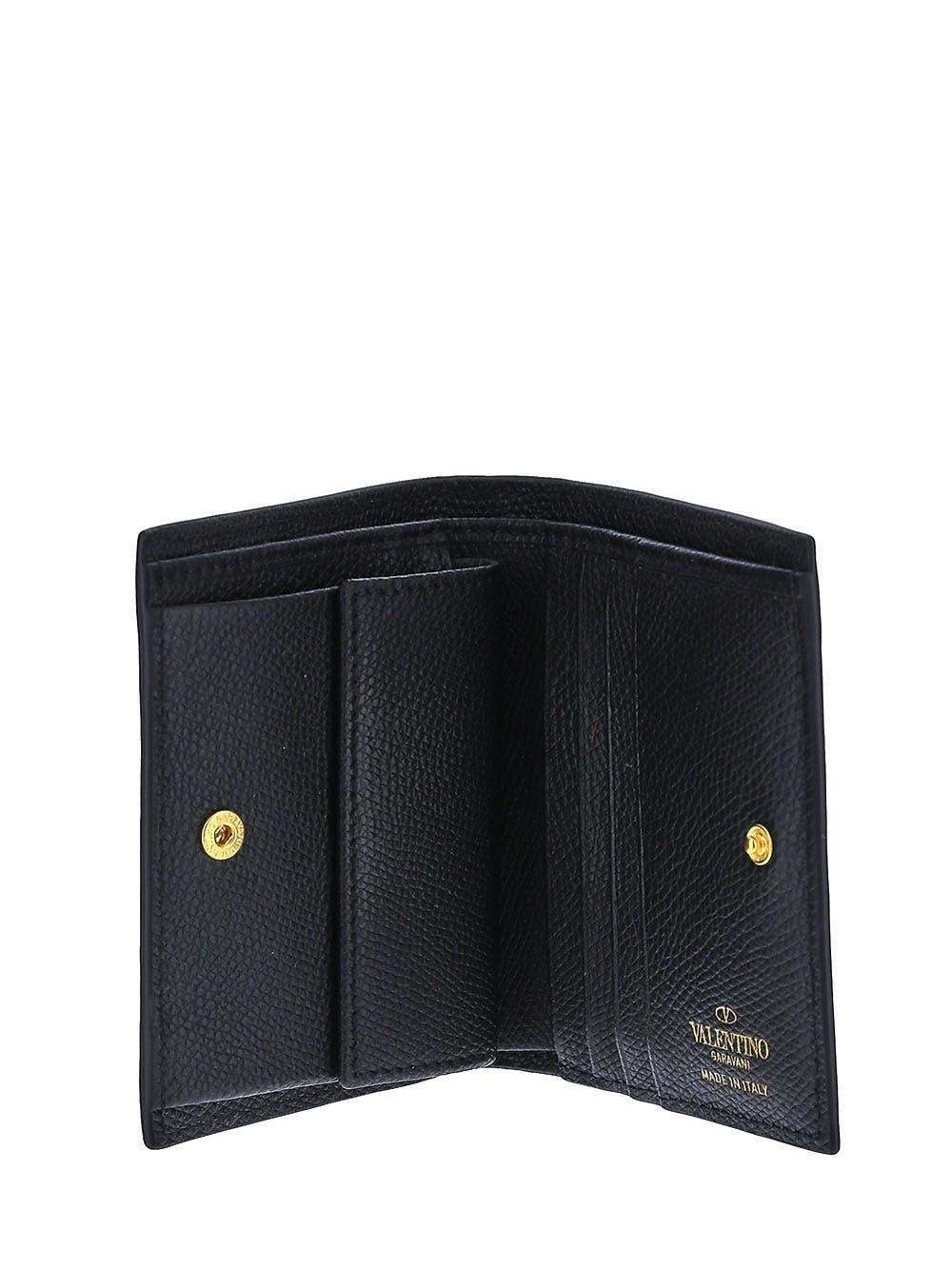 Oluxury Valentino Garavani V Logo Wallet