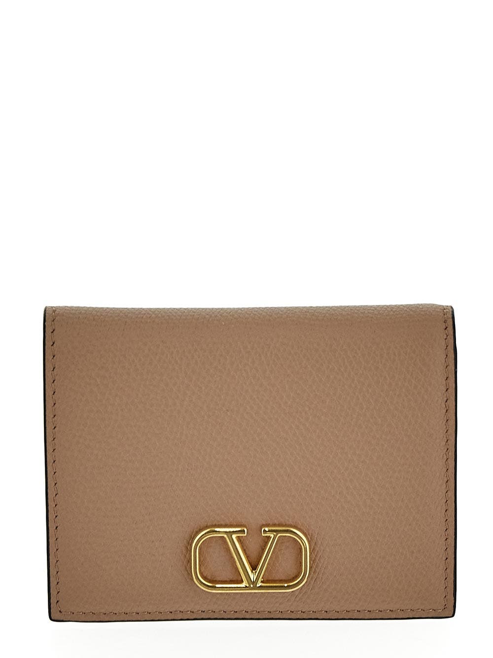 Oluxury Valentino Garavani V Logo Wallet