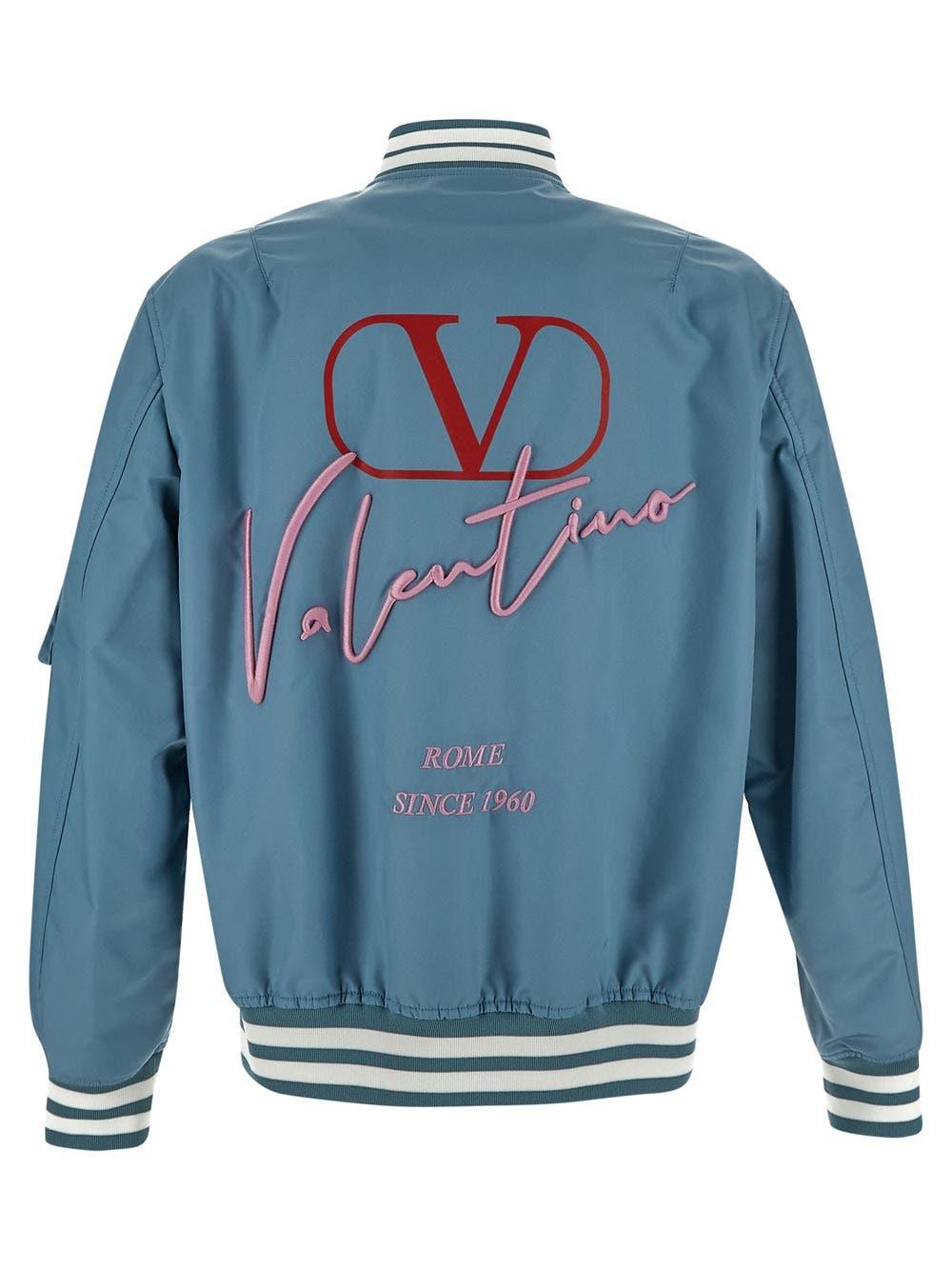 Oluxury Valentino Logo Bomber