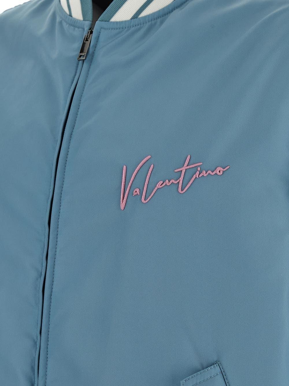 Oluxury Valentino Logo Bomber