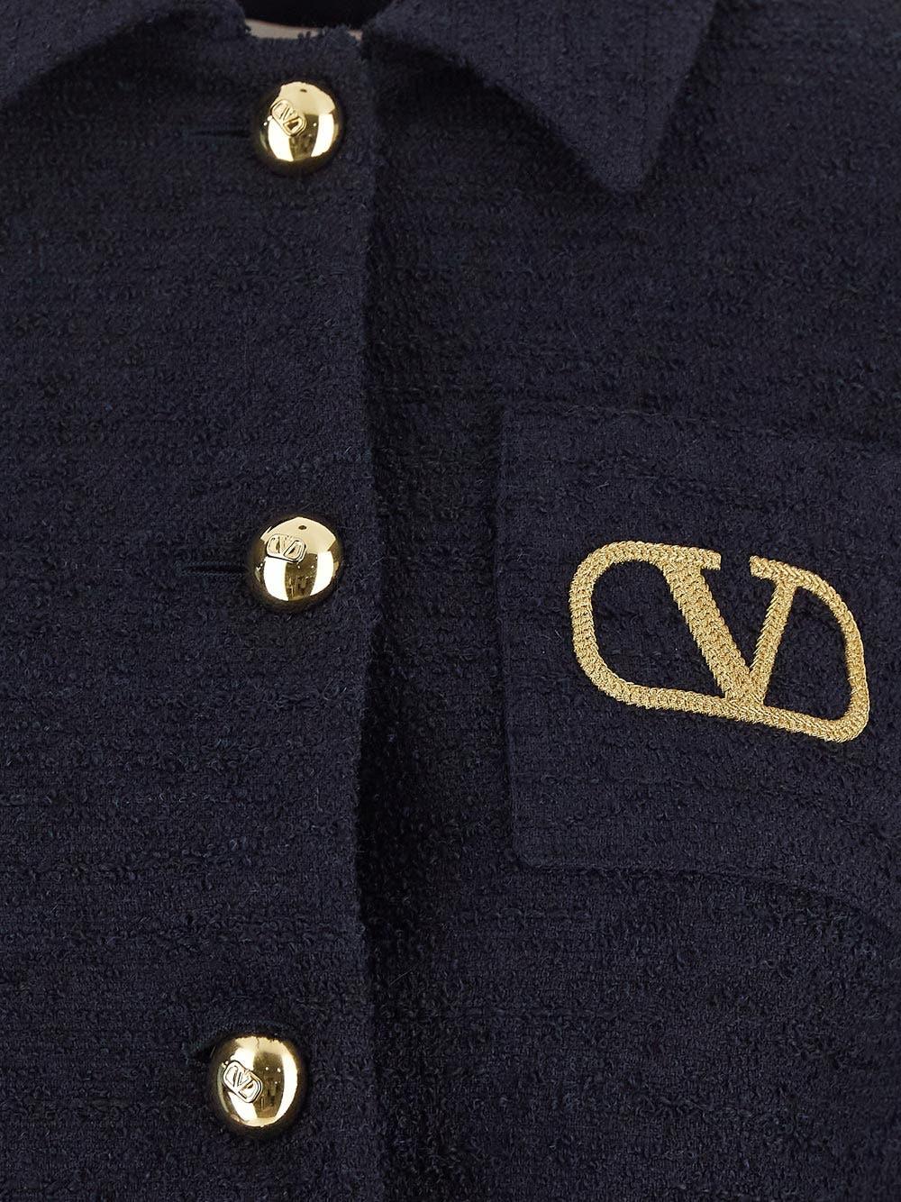 Oluxury Valentino Logo Jacket