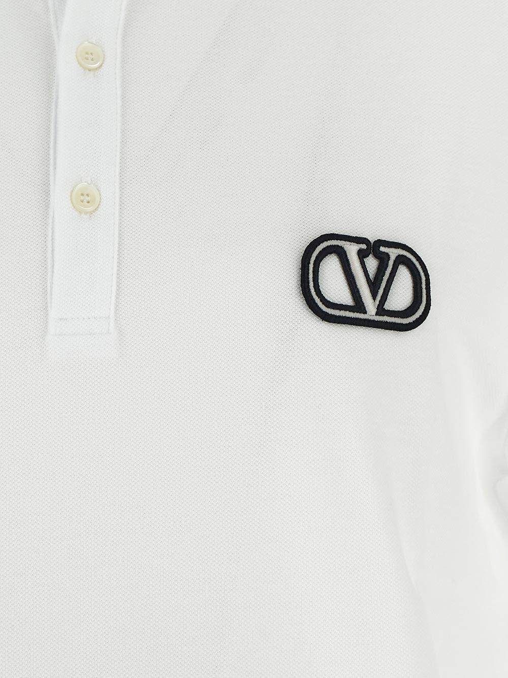 Oluxury Valentino Logoed Polo