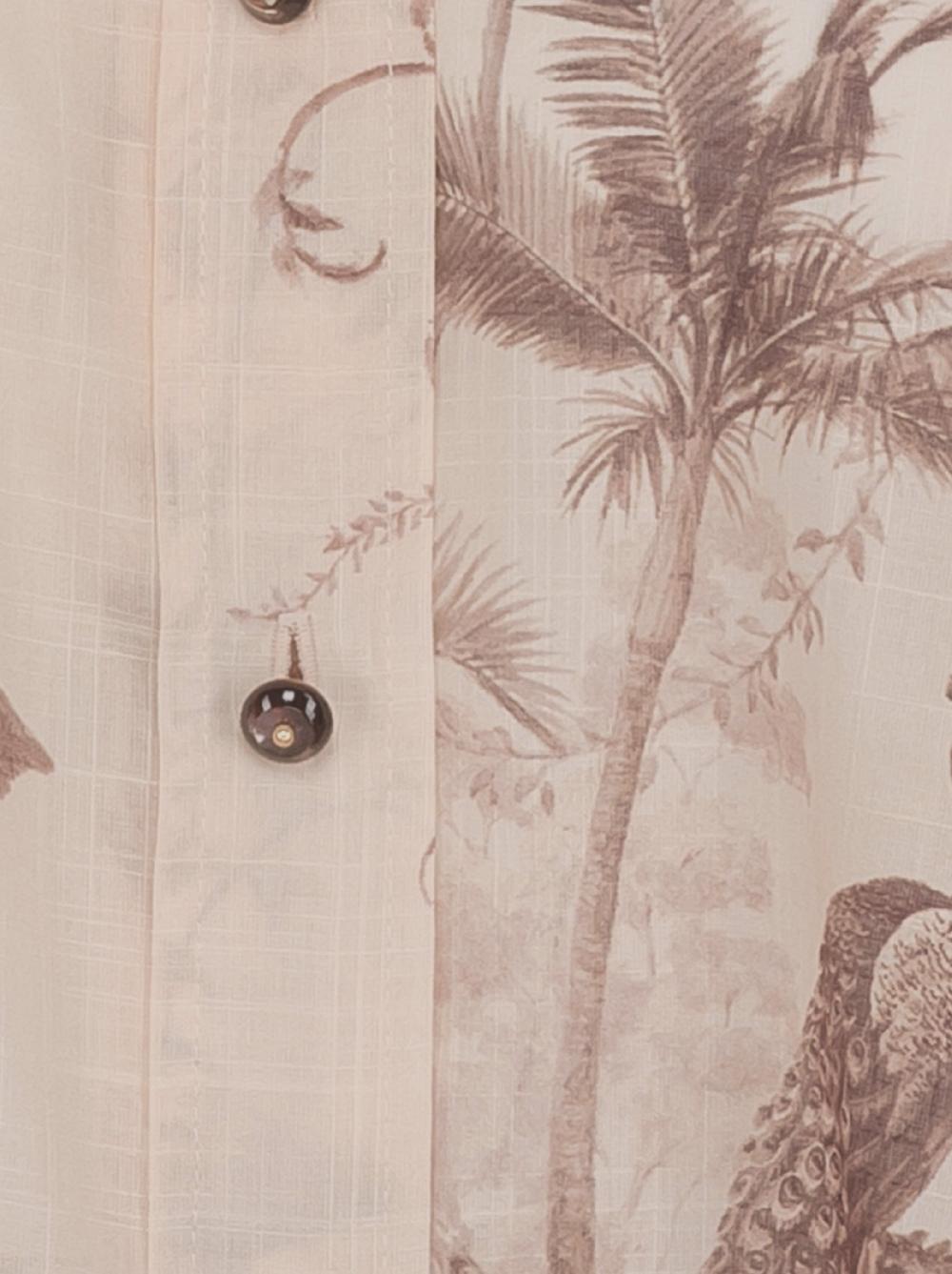 Oluxury Zimmermann Floral Shirt