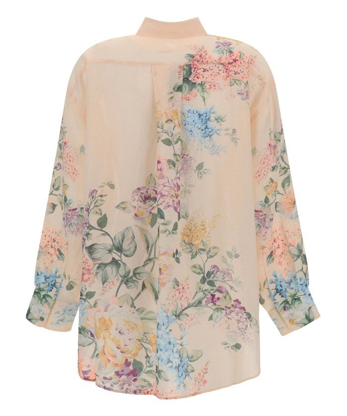 Oluxury Zimmermann Floral Shirt