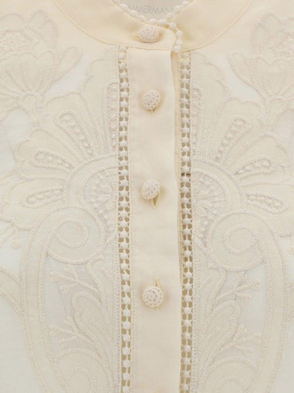 Oluxury Zimmermann Floral Shirt