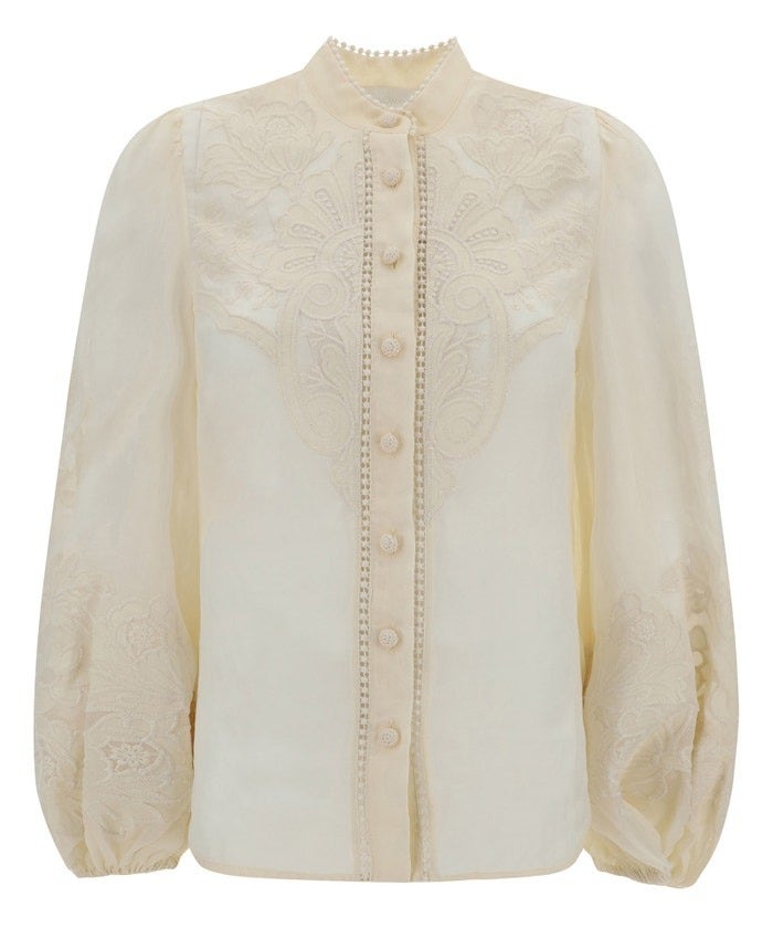 Oluxury Zimmermann Floral Shirt