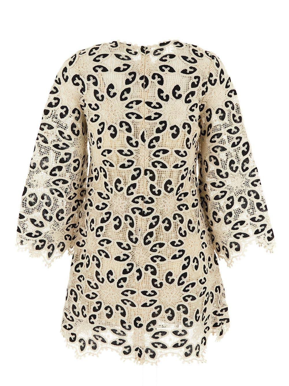 Oluxury Zimmermann ottie Lace Mini dress