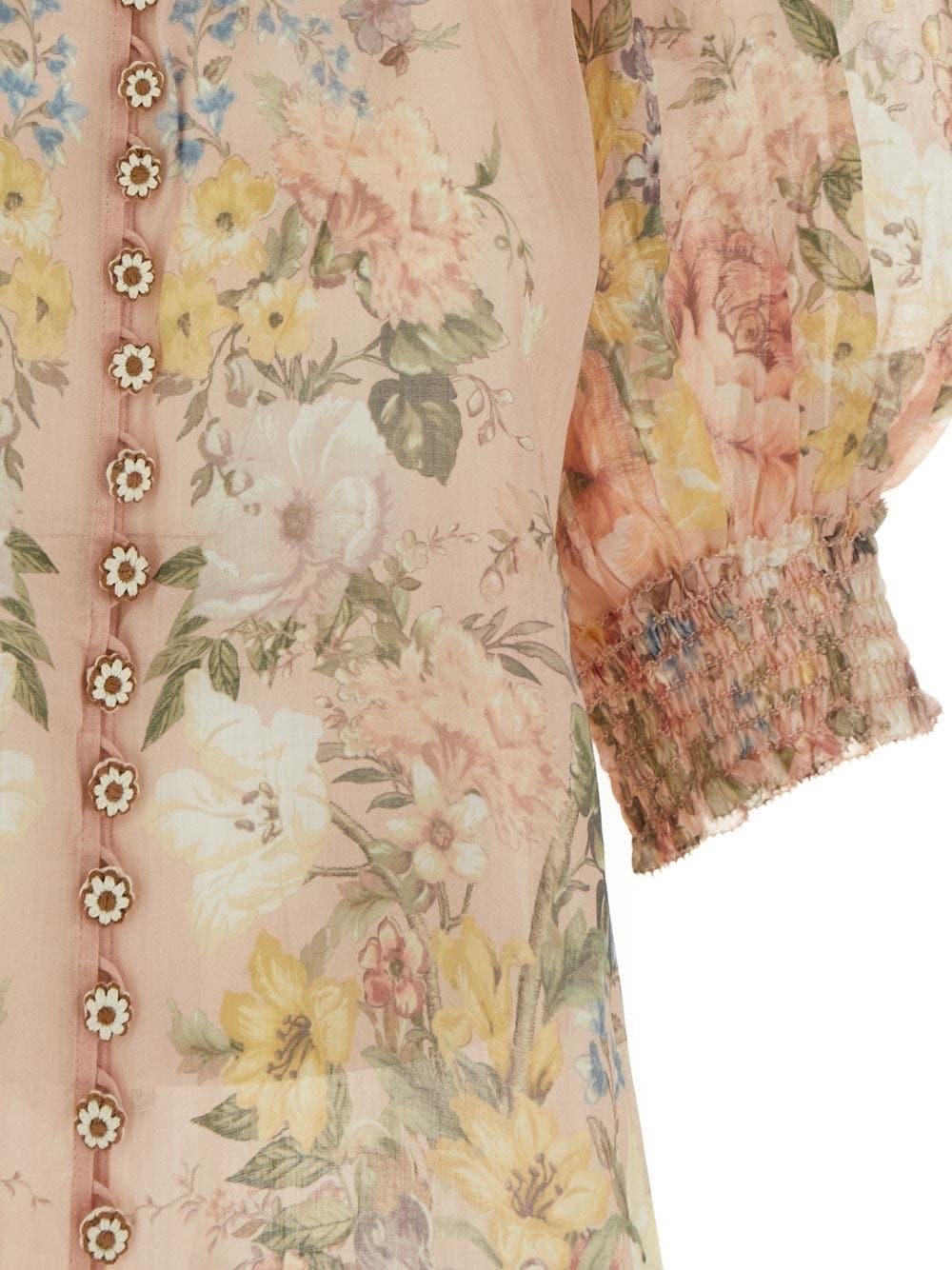 Oluxury Zimmermann Waverly Short Sleeve Vblouse