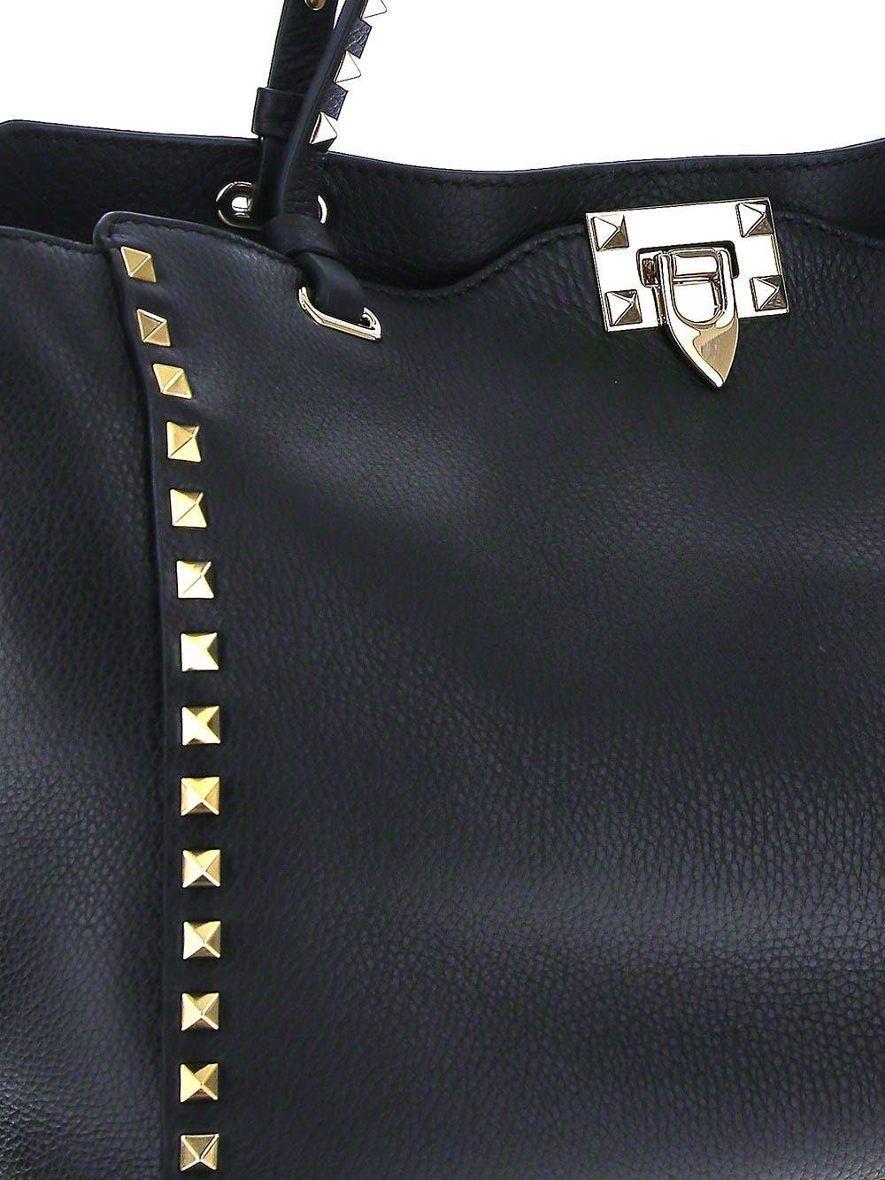 Oluxury Valentino Garavani Rockstud Medium Tote Bag
