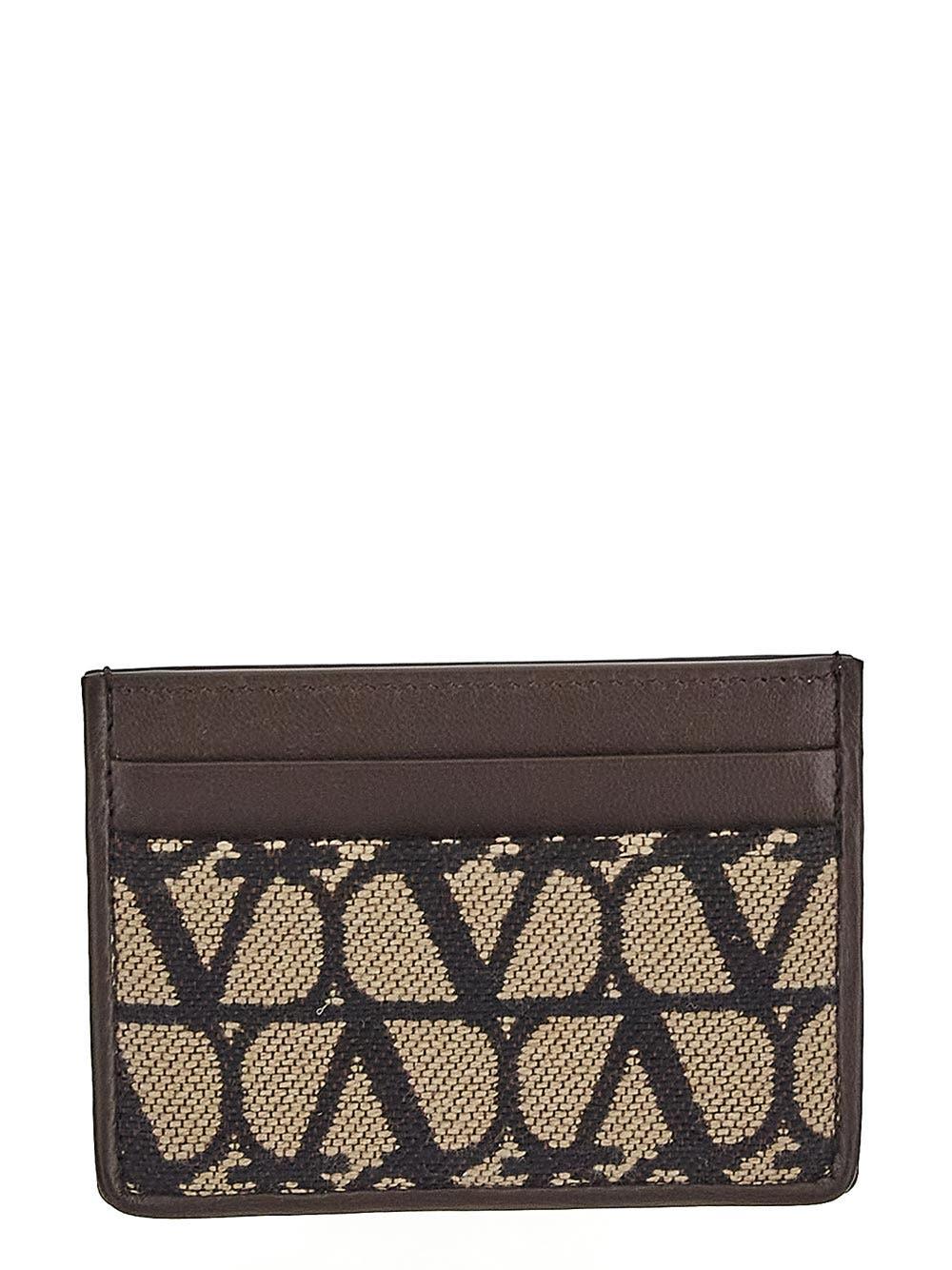 Oluxury Valentino Garavani Toile Iconographe card case