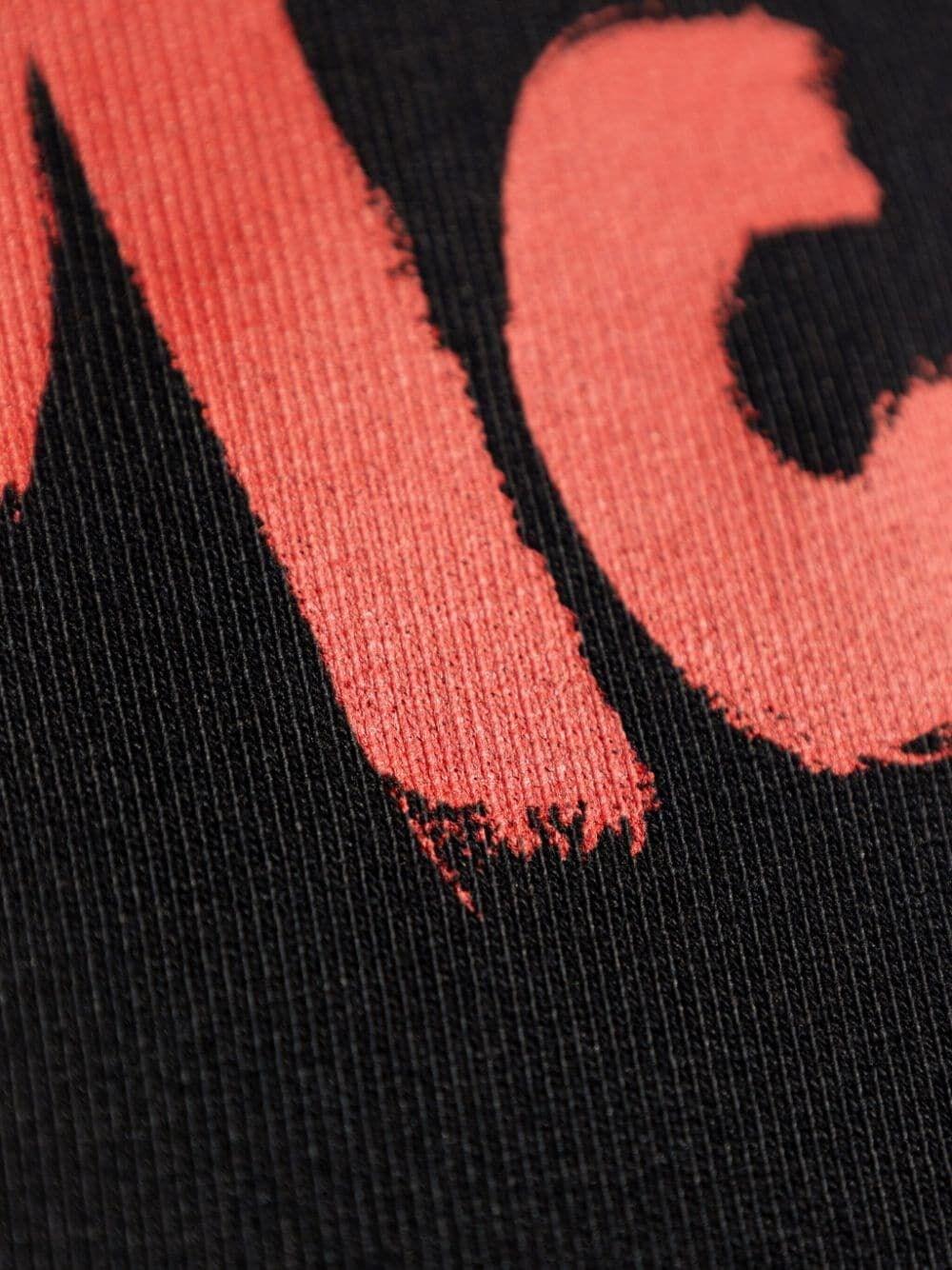 Alexander Mcqueen `Graffiti` Print Sweatshirt