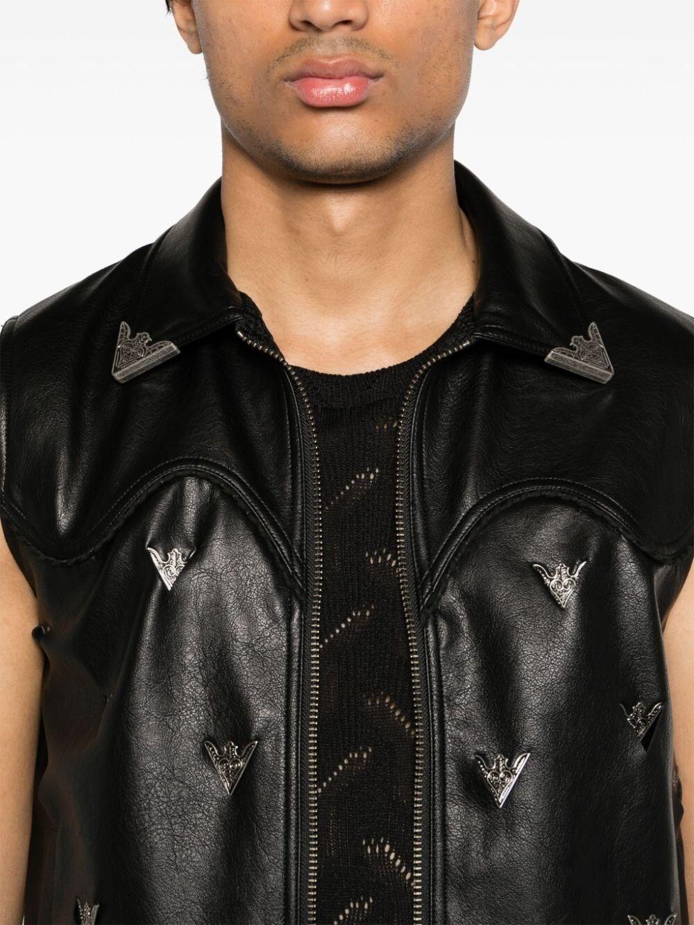 Andersson Bell Faux-Leather Vest