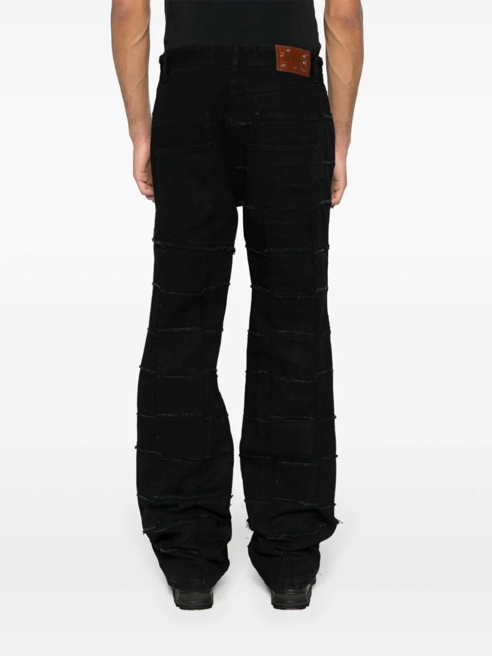 Andersson Bell `New Patchwork` Wide Leg Jeans