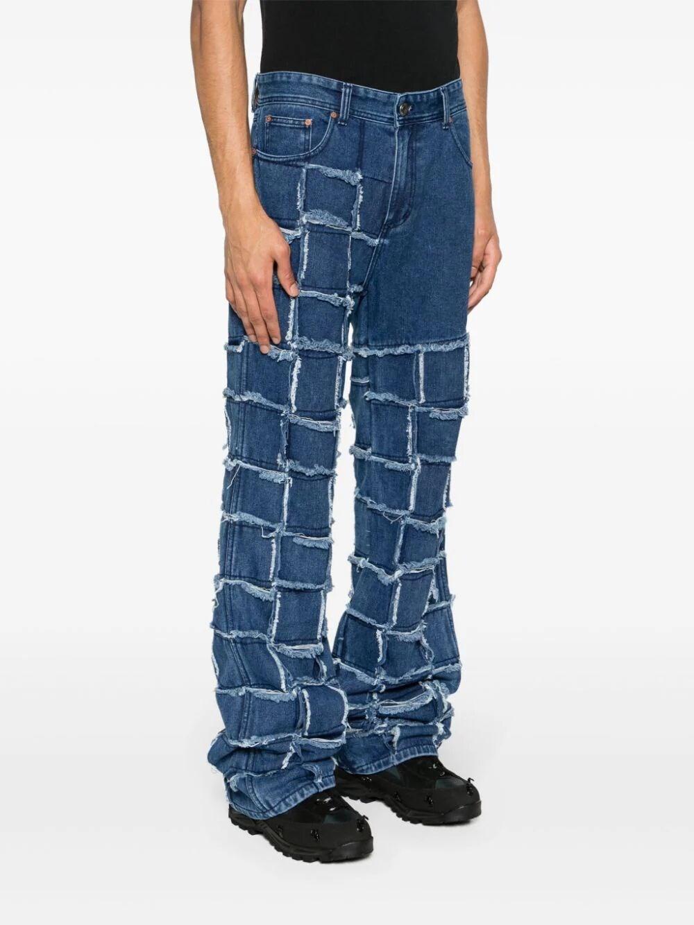 Andersson Bell `New Patchwork` Wide Leg Jeans