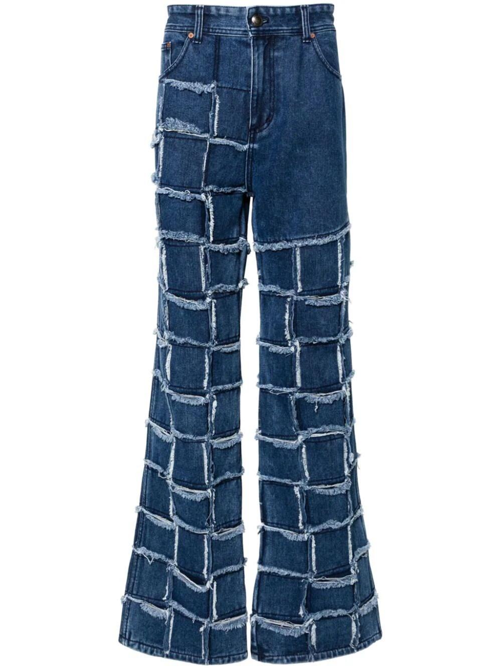 Andersson bell `New Patchwork` Wide Leg Jeans