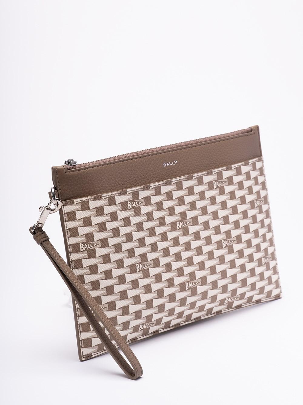 Bally `Pnt Monogram` Zip Pouch
