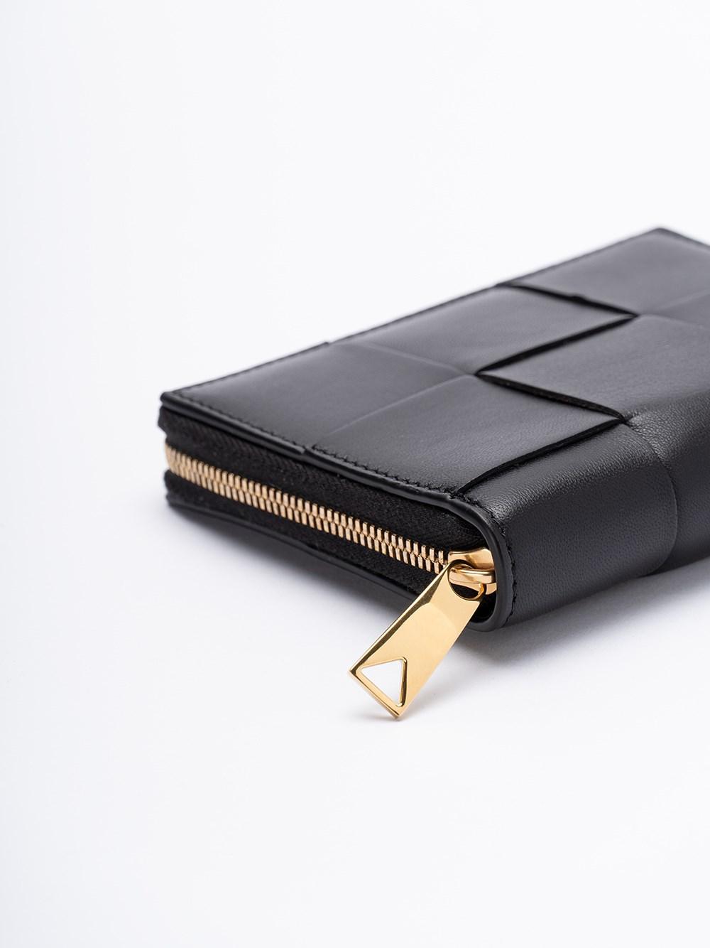Bottega Veneta `Compact Cassette Zip Around Wallet`