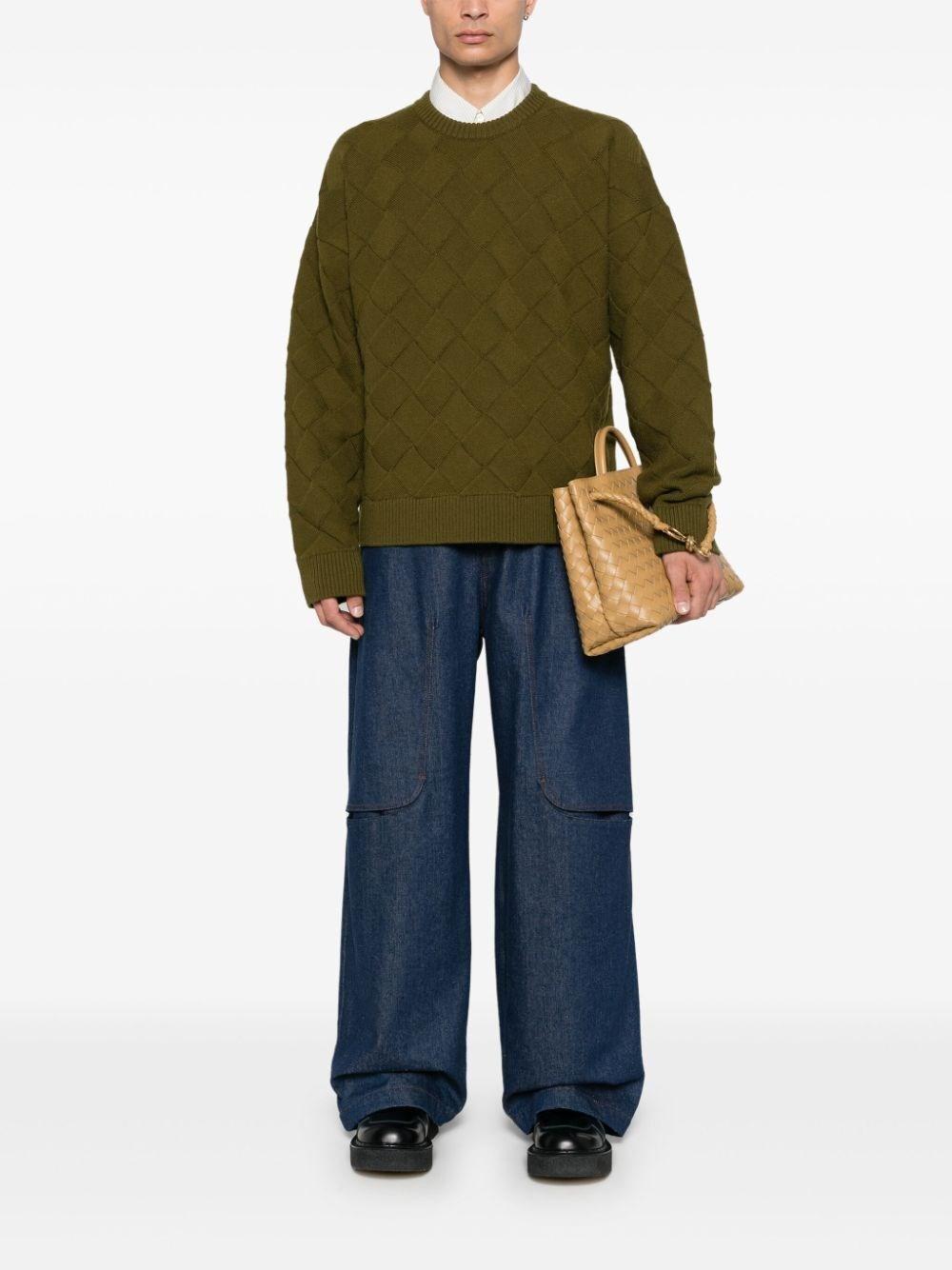 Bottega Veneta `Intreccio Wool Jumper`