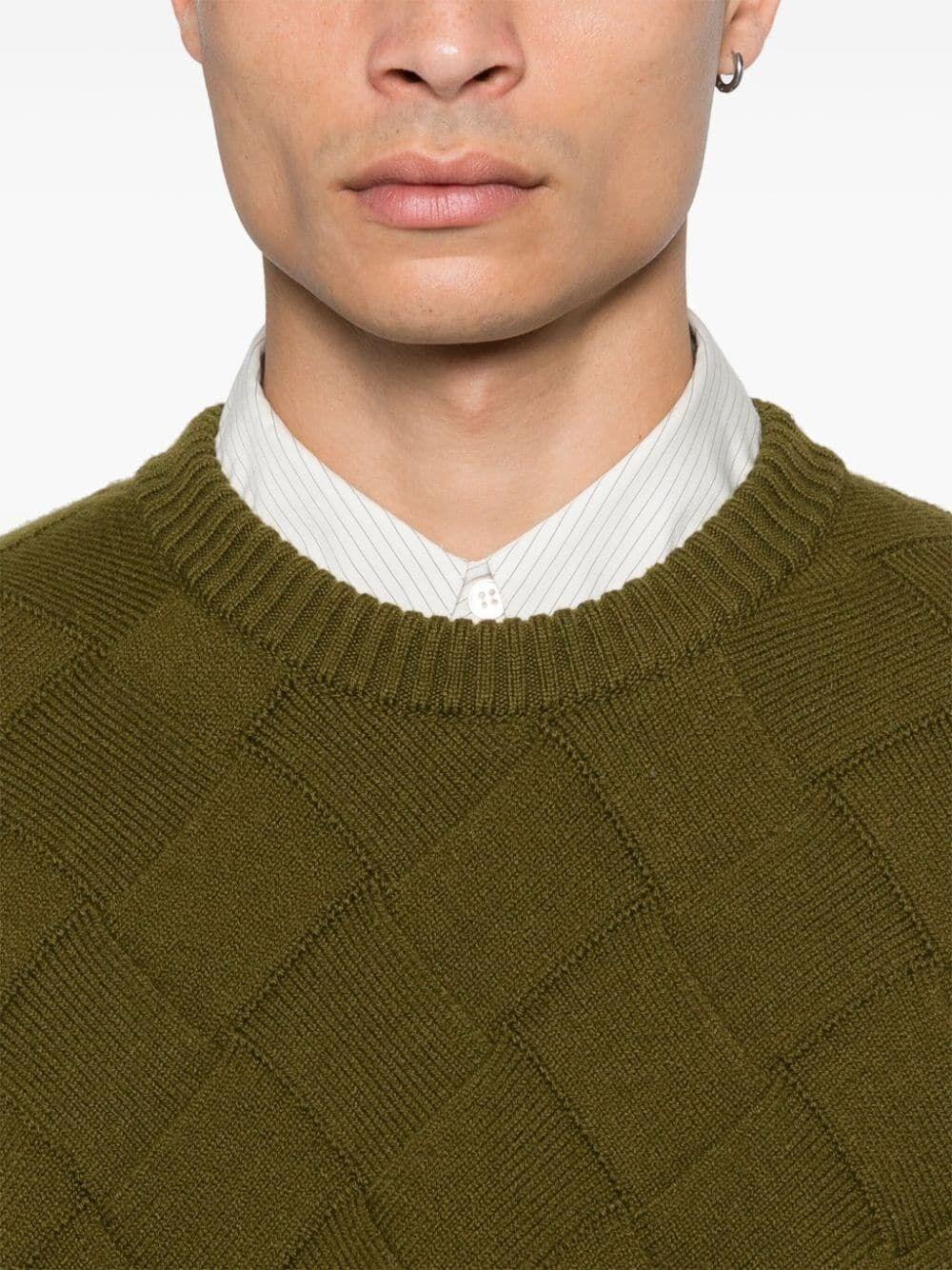 Bottega Veneta `Intreccio Wool Jumper`