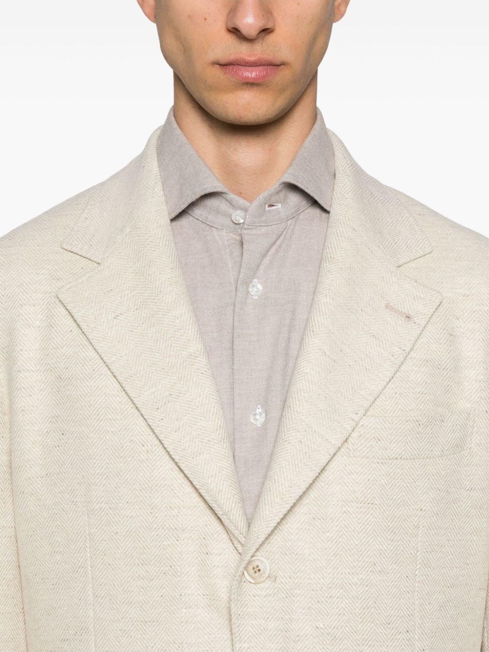 Brunello Cucinelli Deconstructed `Cavallo` Blazer