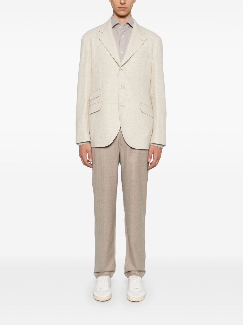 Brunello Cucinelli Deconstructed `Cavallo` Blazer