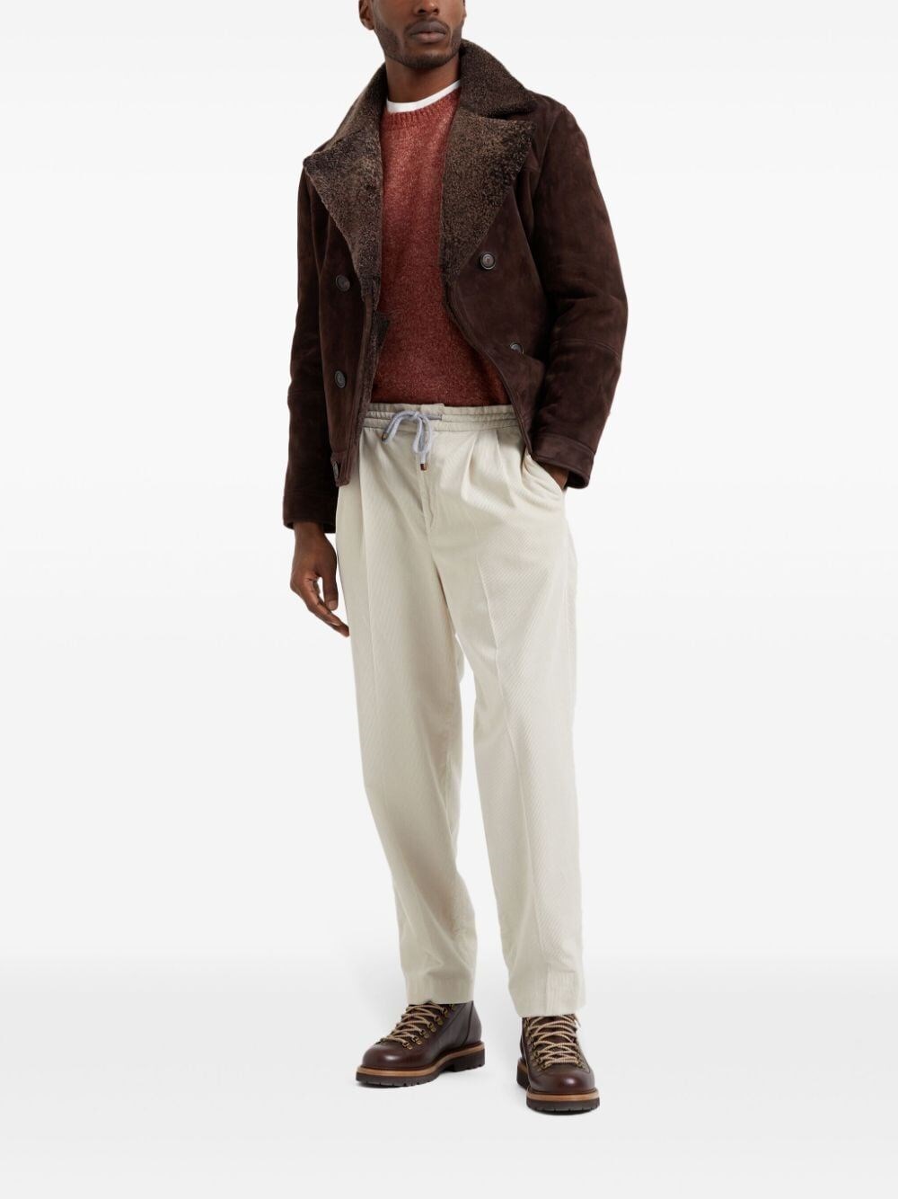 Brunello Cucinelli Garment-Dyed Leisure Fit Pants