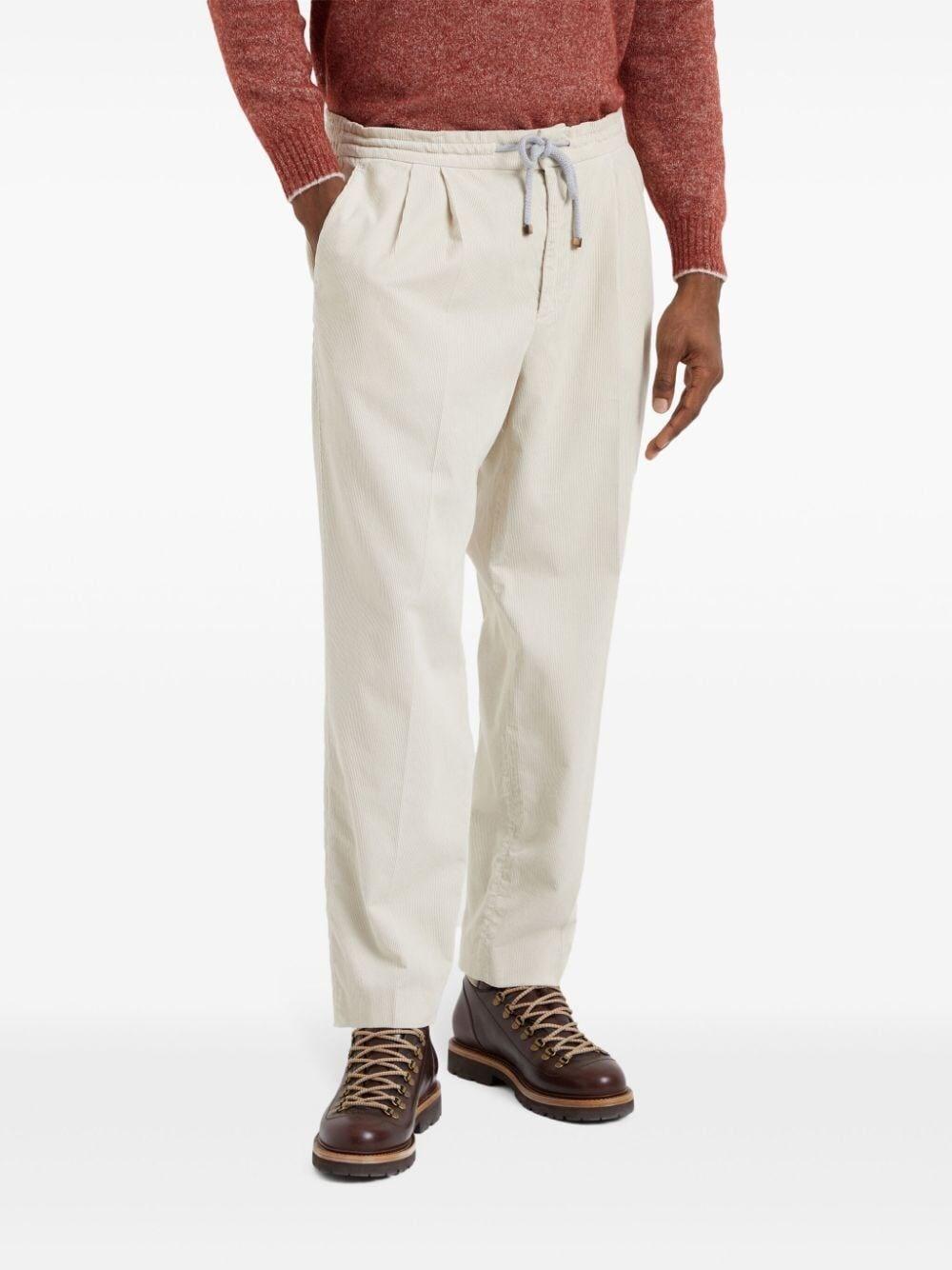 Brunello Cucinelli Garment-Dyed Leisure Fit Pants