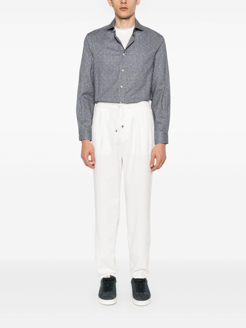 Brunello Cucinelli Garment-Dyed Leisure Fit Pants