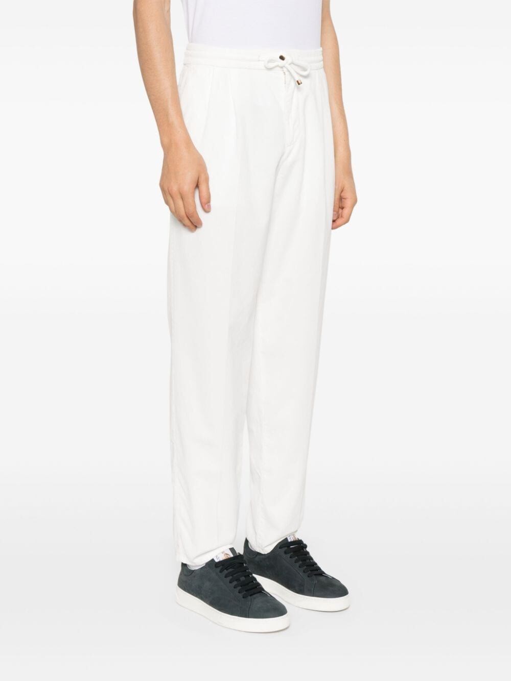 Brunello Cucinelli Garment-Dyed Leisure Fit Pants