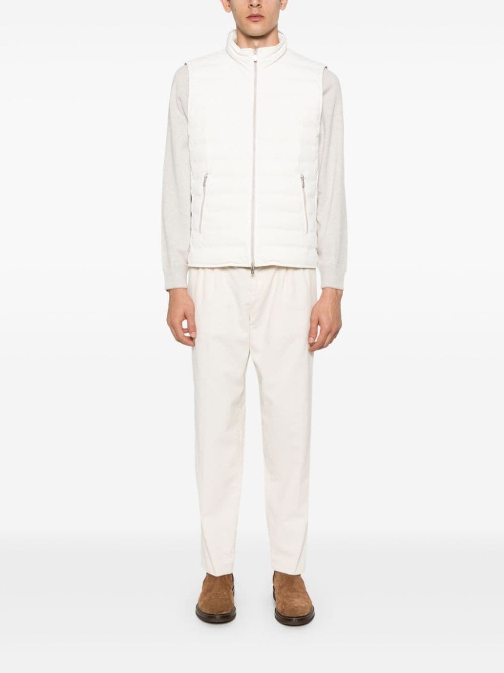 Brunello Cucinelli Garment-Dyed Leisure Fit Pants