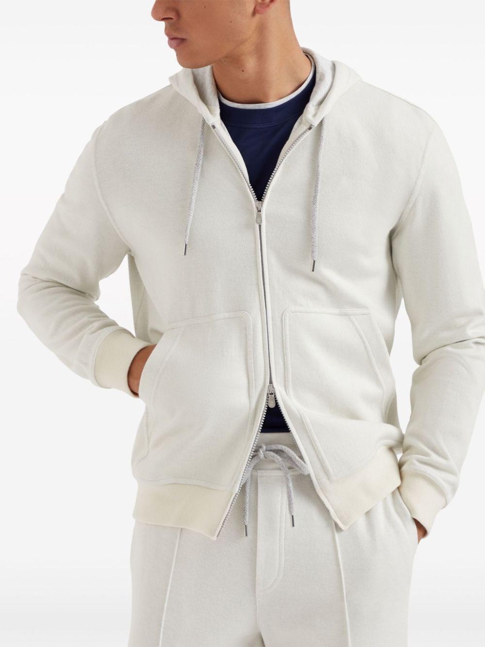 Brunello Cucinelli Hooded Sweatshirt With Zipper