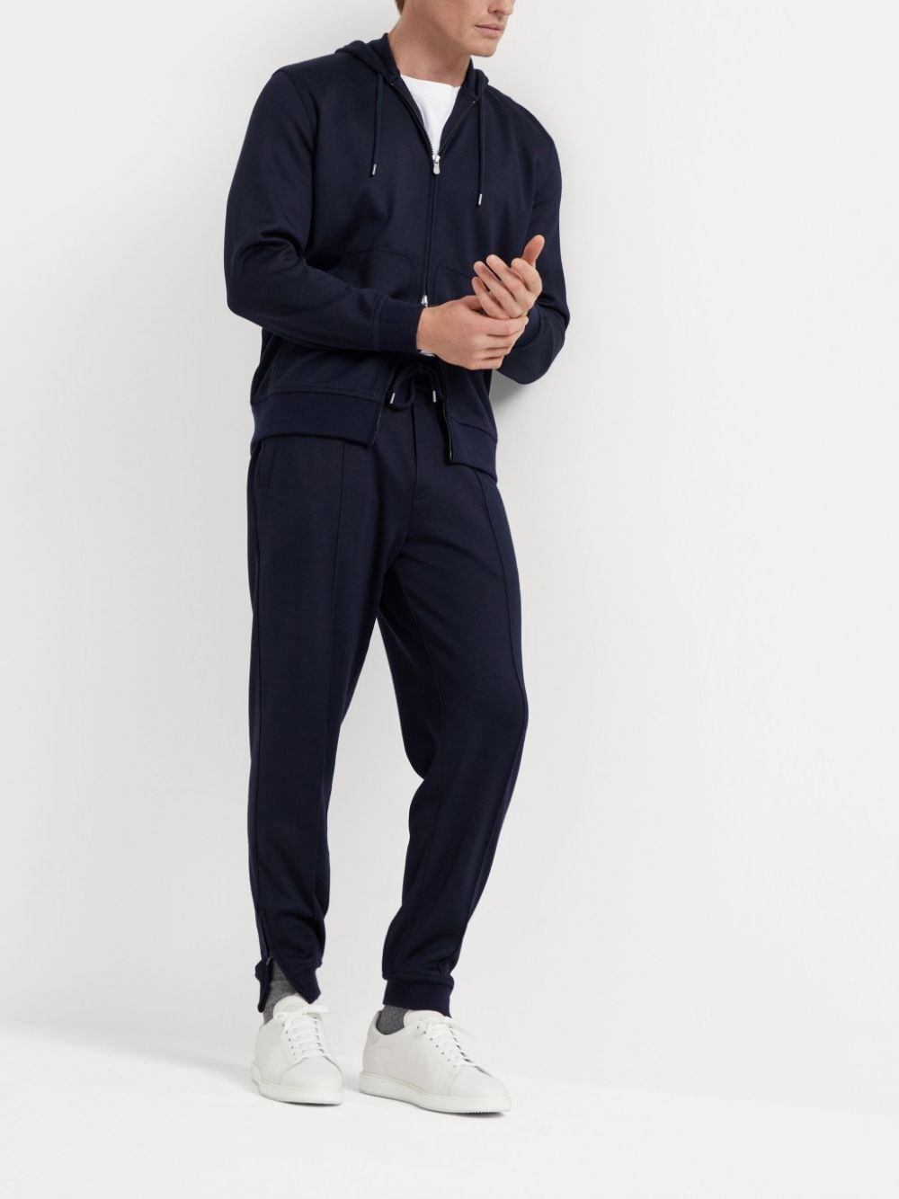 Brunello Cucinelli Hooded Sweatshirt With Zipper