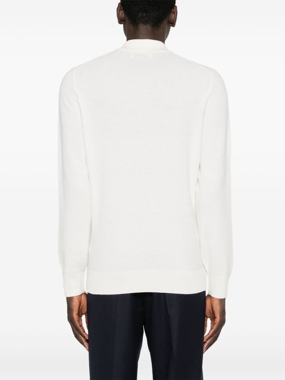 Brunello Cucinelli Knit Polo With Long Sleeves