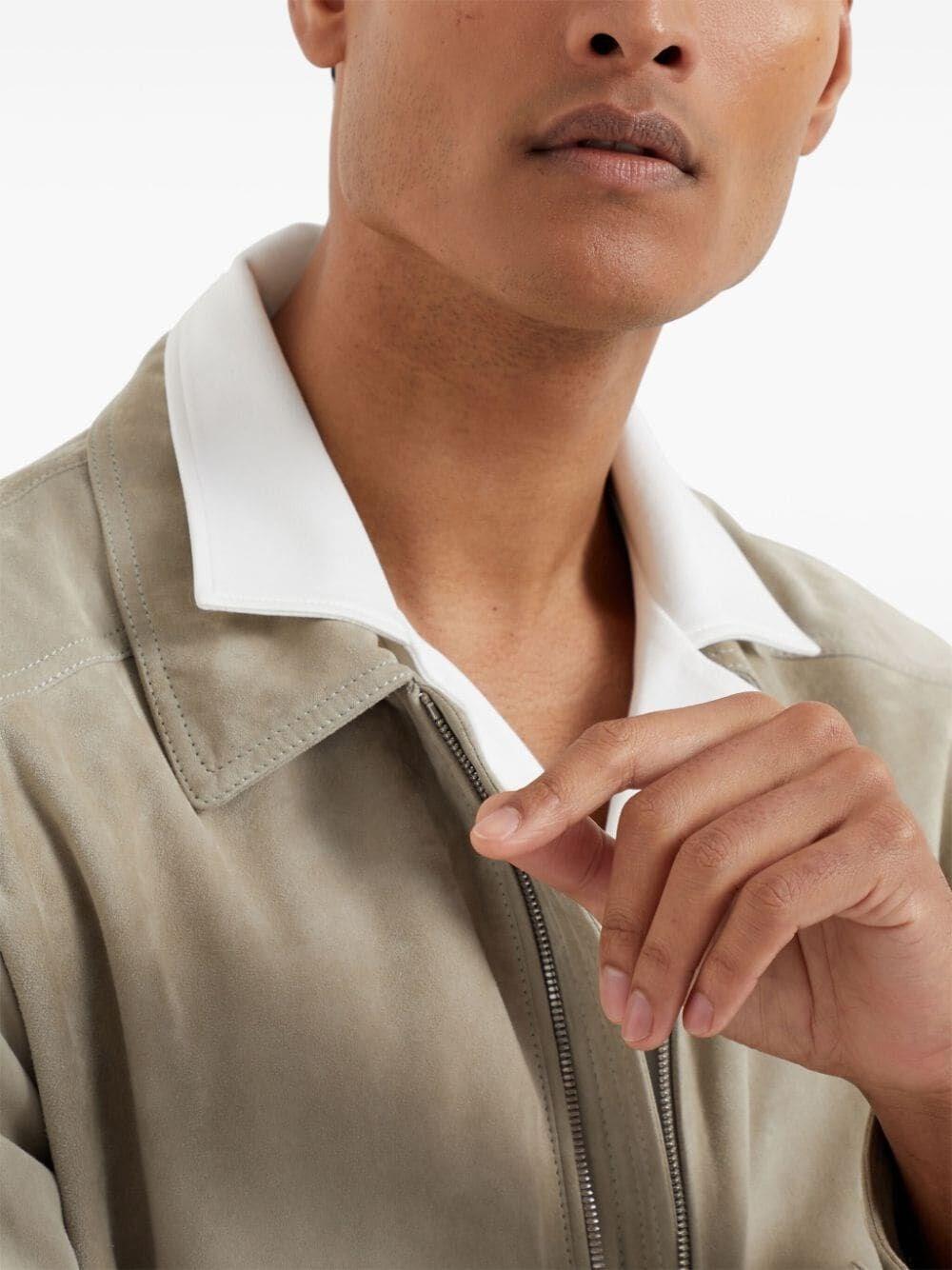 Brunello Cucinelli Leather Jacket