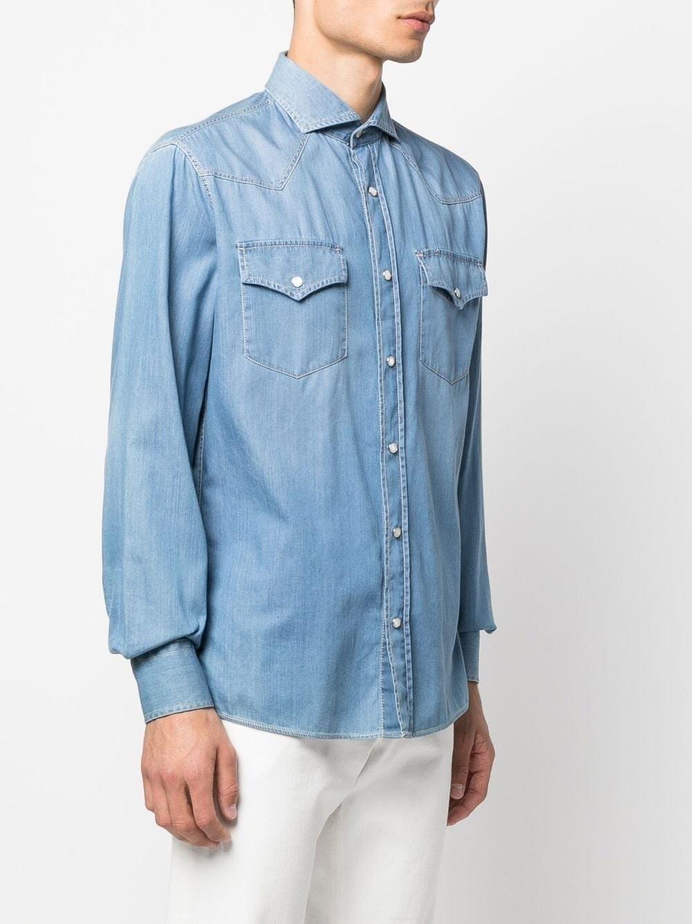 Brunello Cucinelli Lightweight Denim Shirt