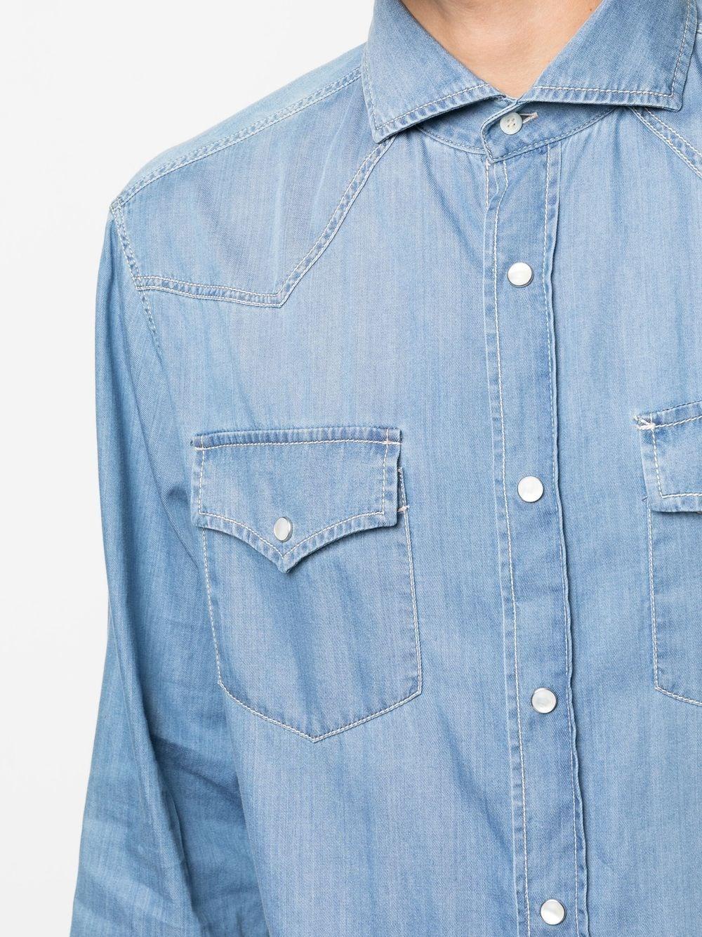 Brunello Cucinelli Lightweight Denim Shirt