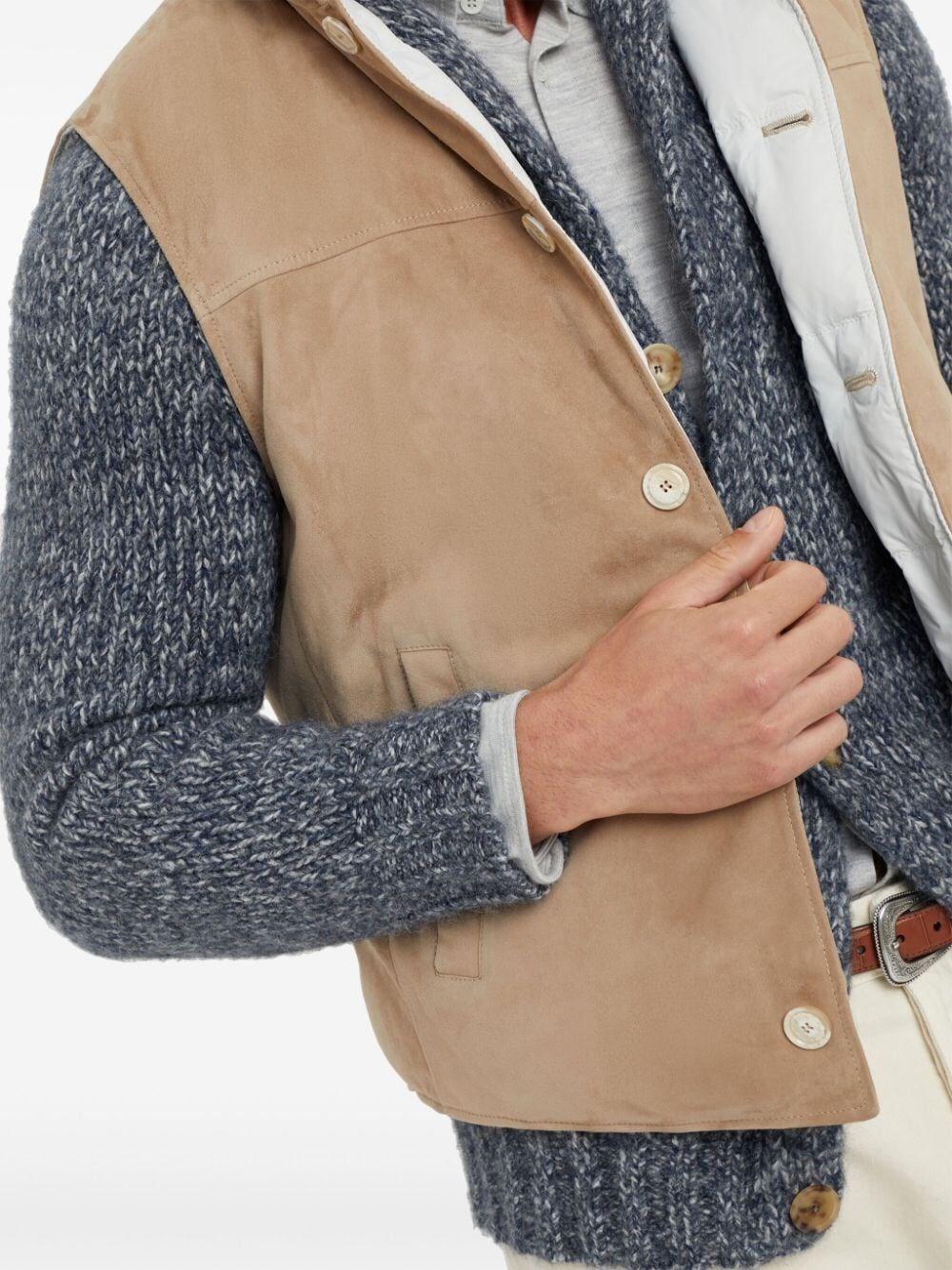 Brunello Cucinelli Padded Leather Vest